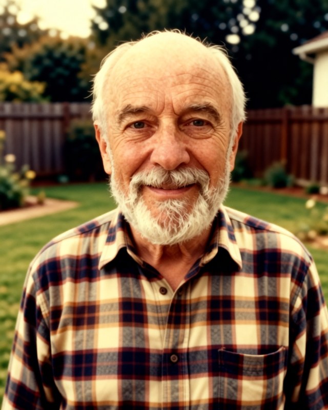 An old snapshot of the grandfather
